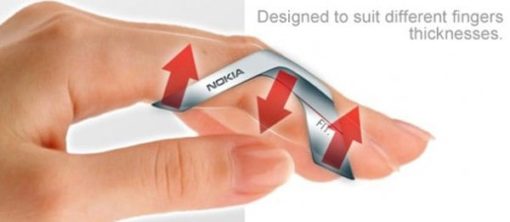 Nokia FIT: Cell Phone Concept Which Fits Onto Your Finger - IPPINKA