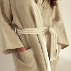 Pure Lithuanian Linen Bathrobe