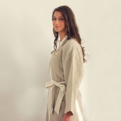 Pure Lithuanian Linen Bathrobe