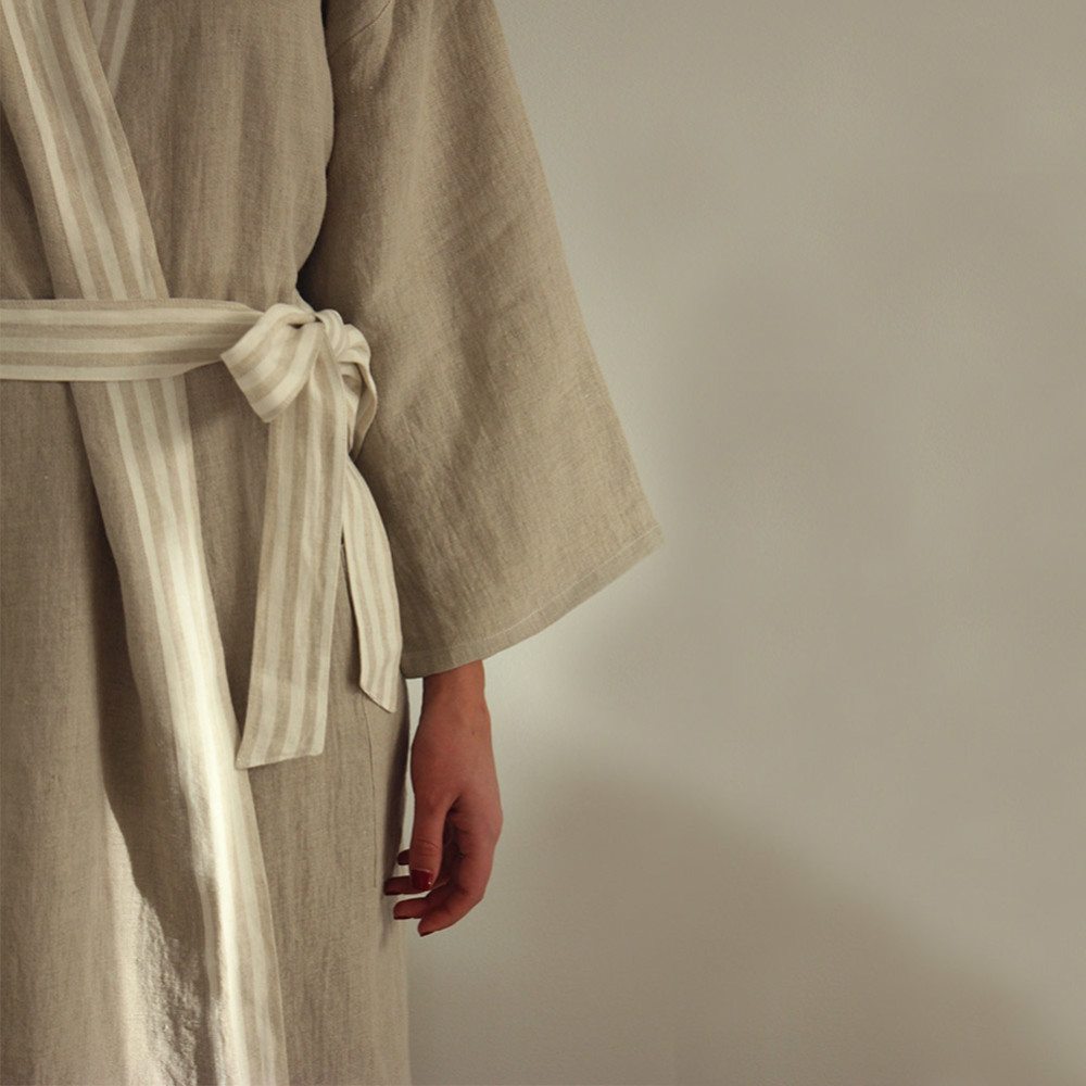 Pure Linen Bathrobes from Lithuania IPPINKA
