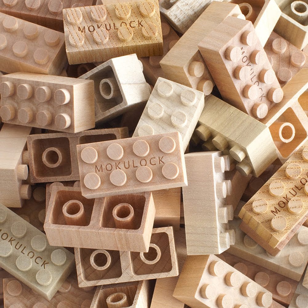 Mokulock Wooden Building Blocks - IPPINKA