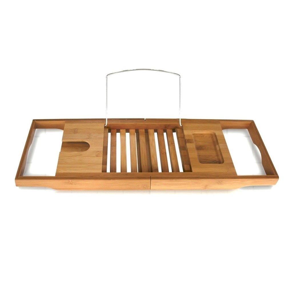 Bamboo Bath Caddy Ippinka Bamboo Bath Caddy 01