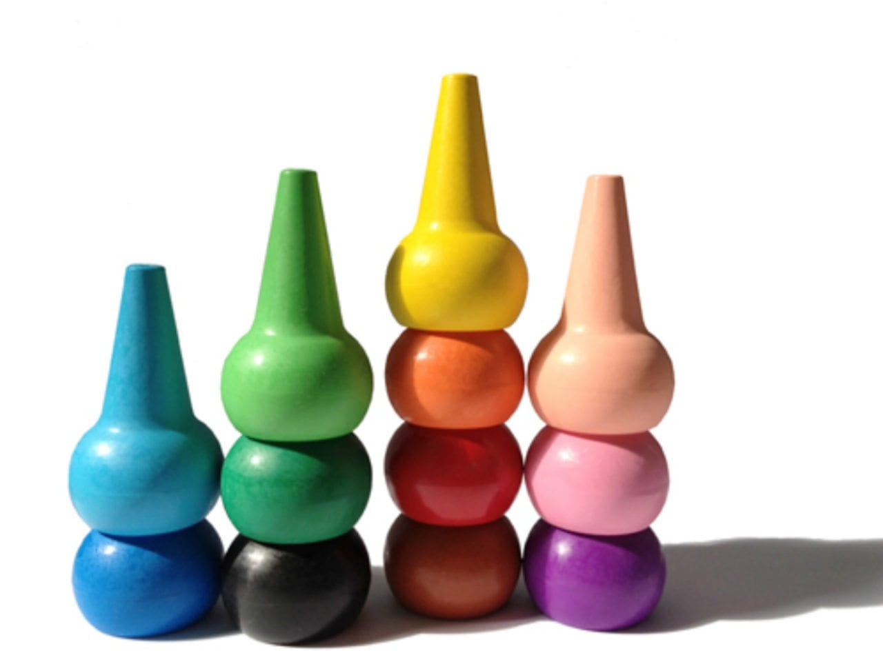 READY 2 LEARN Easy Grip Crayons - 6 Colors - 18m+ - Non-Toxic Toddler  Crayons - Easy to Hold - Refills Available