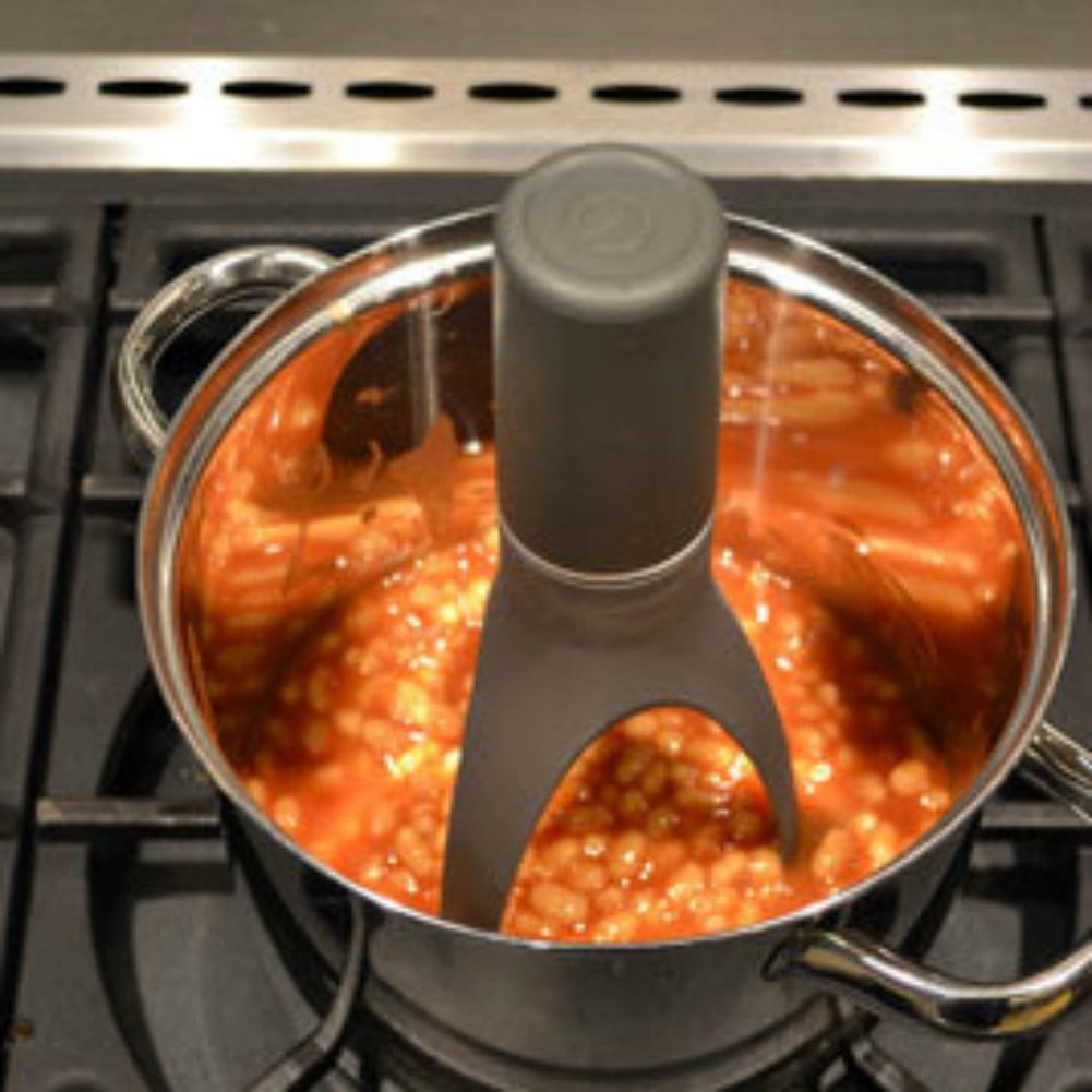 3-speed Automatic Hands-Free Pot Stirrer for kitchen cooking.