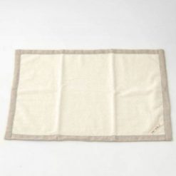 Linen bath mat