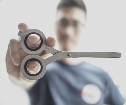 Box Cutter Scissors in Silver