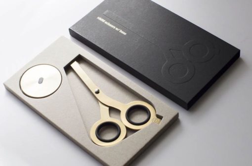 Box Cutter Scissors in Gold