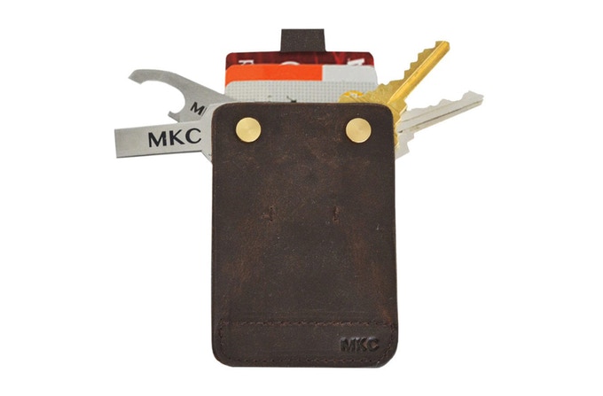 MKC Tab Wallet in Vintage Brown