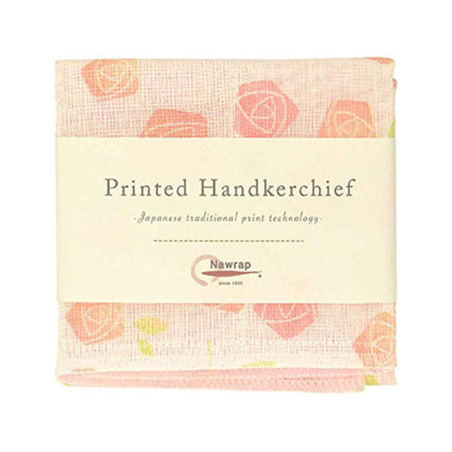 Printed Handkerchief, Rose