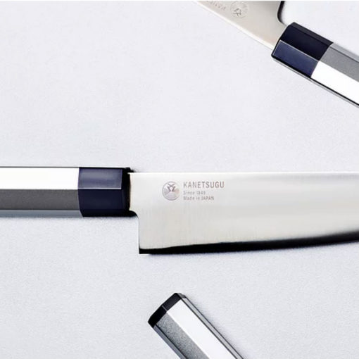 Japanese Heptagon Silver Knives