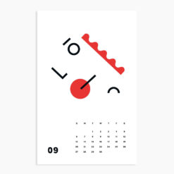 Mini Art Calendar, September