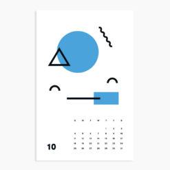 Mini Art Calendar, October