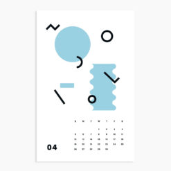 Mini Art Calendar, April