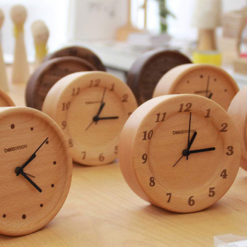 Beech Wood Table Clock