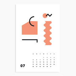 Mini Art Calendar, July