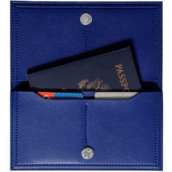 Minimalist Travel Wallet, Cobalt