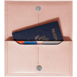 Minimalist Travel Wallet, Blush