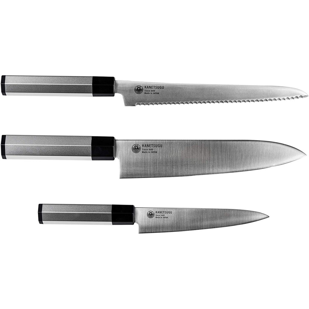 Japanese Heptagon Silver Knives - IPPINKA