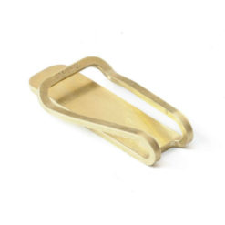 Square Money Clip, Brass