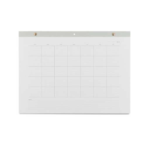 Undated Wall Task Calendar