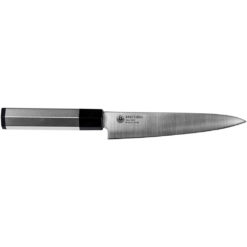Japanese Heptagon Silver Utility Knife, 6 inches