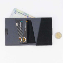Square Wallet, Smoked Blue