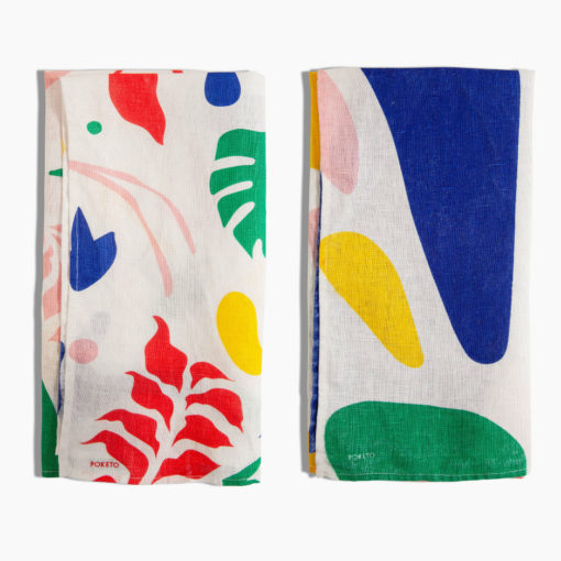 Abstract Linen Tea Towels