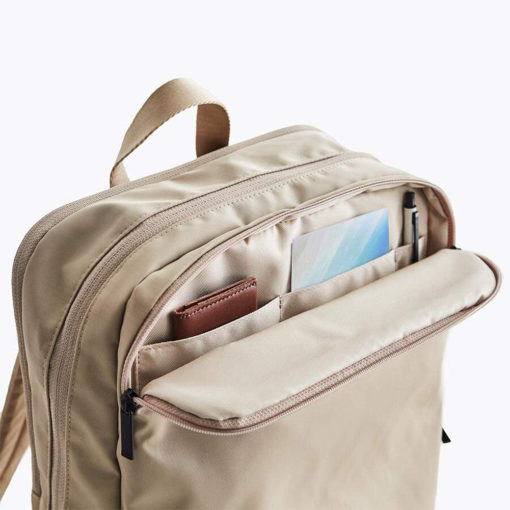 Simple Backpack, Beige