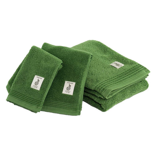Matcha-Dyed Towels