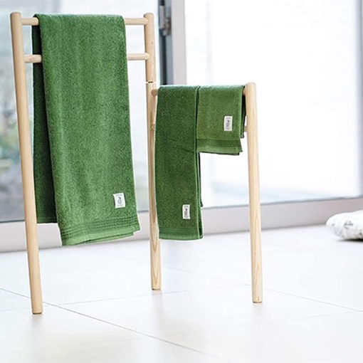 Matcha-Dyed Towels