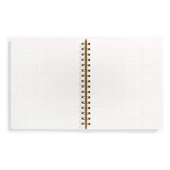 Minimalist Left Handed Notebook, Dot Grid