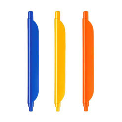 Clip-On Pens, Vivid Brights (Starry Night Blue, Rubber Duck Yellow, California Orange)
