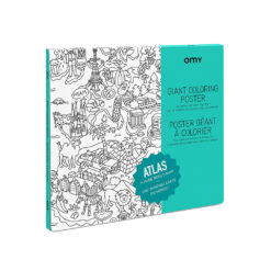 Giant Coloring Poster, Atlas