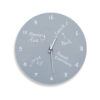 Whiteboard Clock, Grey