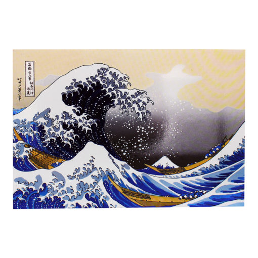 Japanese Art Greeting Cards, Hiroshige & Hokusai, Set of 5