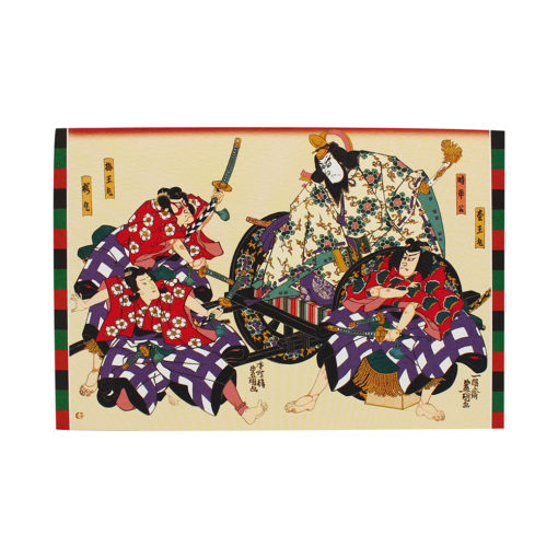 Japanese Art Greeting Cards, Kabuki, Set of 5