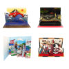 Japanese Art Greeting Cards, Japan 3D, Set of 4