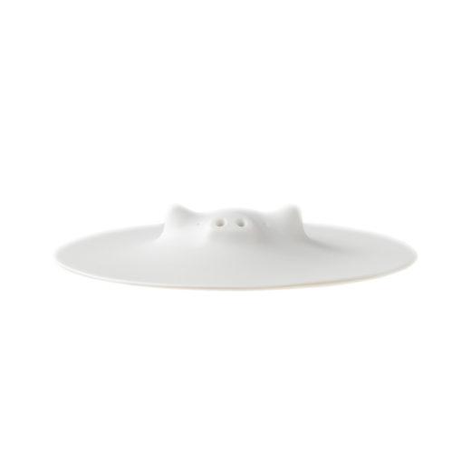 Pig Steamer Lid, White