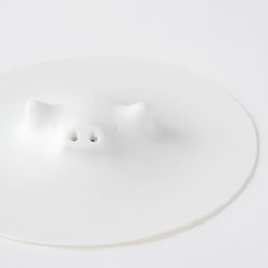 Pig Steamer Lid, White