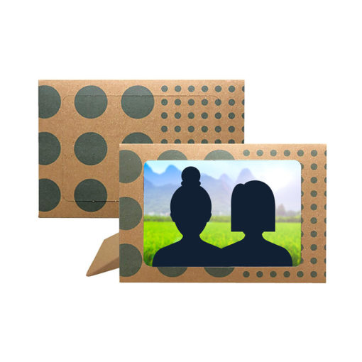 Photo Message Cards, Set of 2, Polka Dots