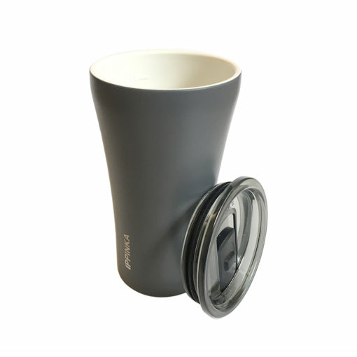 IPPINKA Shatterproof Mug, Slated Gray 12 oz