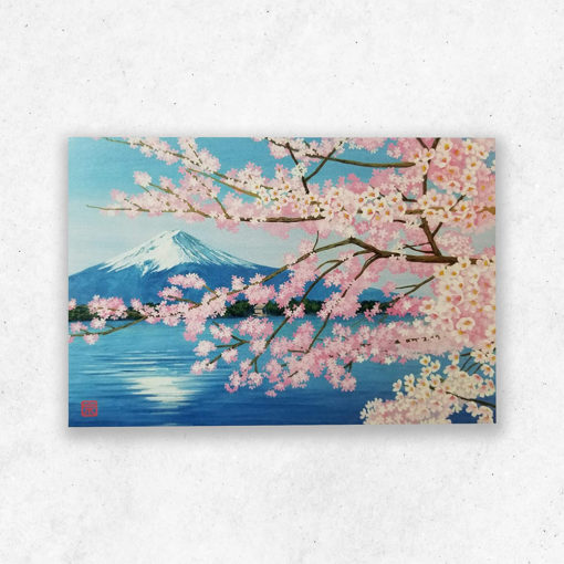 Japanese Art Greeting Cards, Traditional Artworks, Set of 5