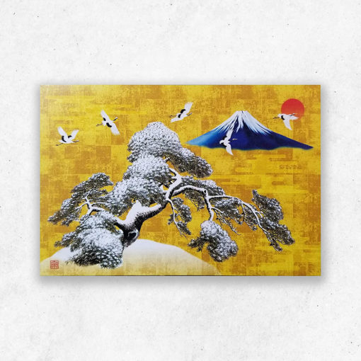 Japanese Art Greeting Cards, Traditional Artworks, Set of 5