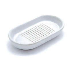 Ceramic Ginger Grater, White