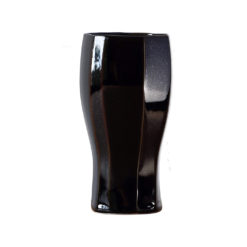 Seto-Mono Beer Tumbler, Black Brown