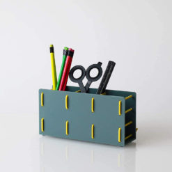 Sew Pen Stand, Green x Yellow