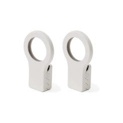 Tea Towel Clips, White