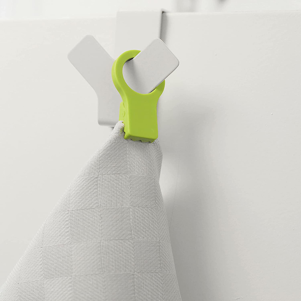 Clip-On Tea Towel Loops in hooks and hangers at Lakeland