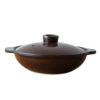 Shigaraki Donabe Clay Pot, Brown