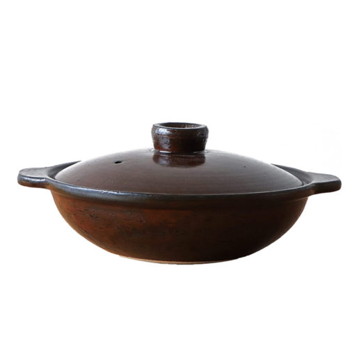 Shigaraki Donabe Clay Pot, Brown